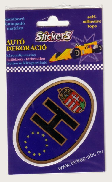Műgyantás Eu-s- címeres H betű matrica (8,5 X 6 cm) Műgyantás Eu-s- címeres H betű matrica (8,5 X 6 cm)