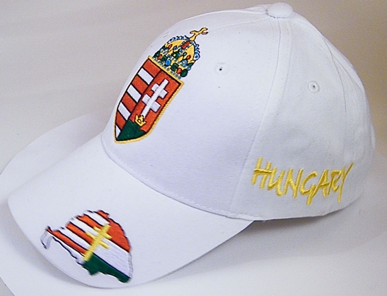 Baseball nagy címeres fehér sapka Baseball nagy címeres fehér sapka
