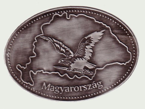 Ón Nagy-Magyarország turulos ovális hűtőmágnes (10X7cm) Ón Nagy-Magyarország turulos ovális hűtőmágnes (10X7cm)