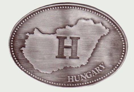 Ón Magyarország H-betűs ovális hűtőmágnes (10X7cm) Ón Magyarország H-betűs ovális hűtőmágnes (10X7cm)