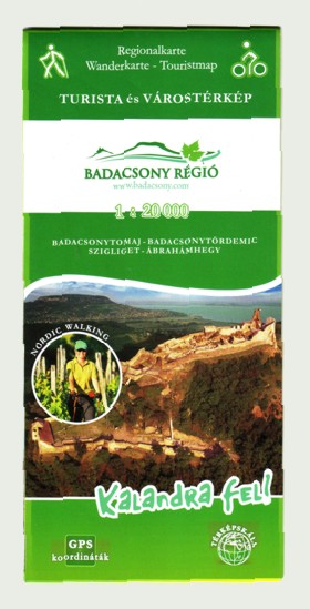 Badacsony régió turista és város térképe Badacsony régió turista és város térképe