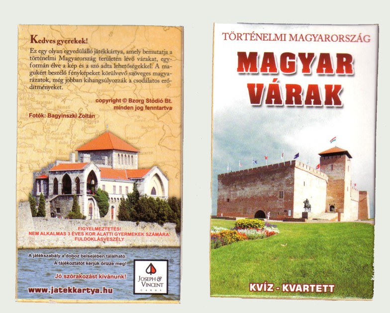 Magyar várak kártya Magyar várak kártya