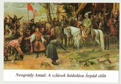 Neogrády Antal: A szlávok hódolása Árpád előtt (21,5X15cm) Neogrády Antal: A szlávok hódolása Árpád előtt (21,5X15cm)