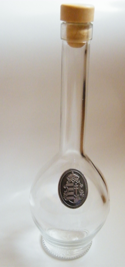 Ón Kossuth címeres pálinkás üveg 0,5 liter Ón Kossuth címeres pálinkás üveg 0,5 liter