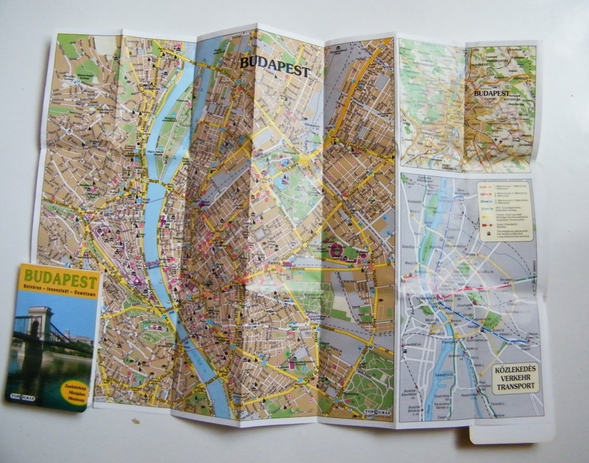 Budapest zsebtérkép Budapest zsebtérkép