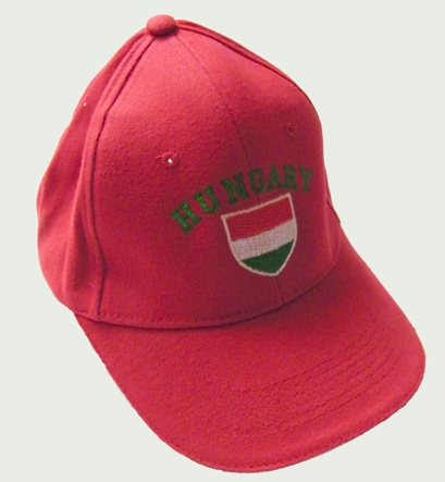 Baseball Hungary feliratú piros sapka Baseball Hungary feliratú piros sapka