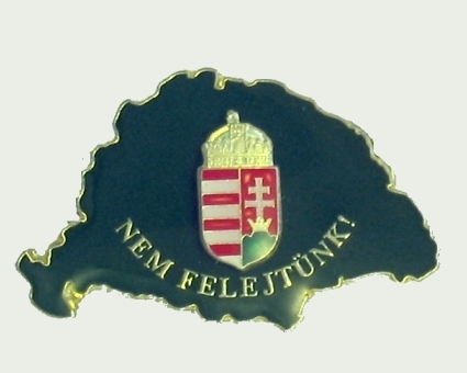 Nagy-Magyarországos zöld címeres jelvény (39x24 mm) Nagy-Magyarországos zöld címeres jelvény (39x24 mm)
