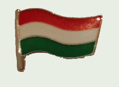 Magyar lobogó ezüst jelvény (21 mm) Magyar lobogó ezüst jelvény (21 mm)
