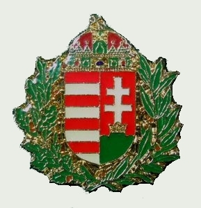 Zöld koszorús címer jelvény Zöld koszorús címer jelvény
