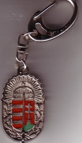Kétoldalas vitézi színes műgyantás kulcstartó Kétoldalas vitézi színes műgyantás kulcstartó