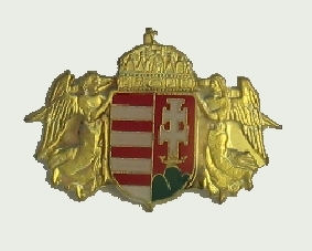 Angyalos új címeres (29x20mm) jelvény arany színű Angyalos új címeres (29x20mm) jelvény arany színű