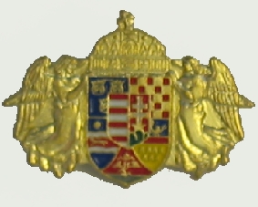 Angyalos közép címeres jelvény (29x20mm) arany színű Angyalos közép címeres jelvény (29x20mm) arany színű