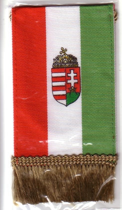 4 szögletű címeres zsinóros zászló 4 szögletű címeres zsinóros zászló