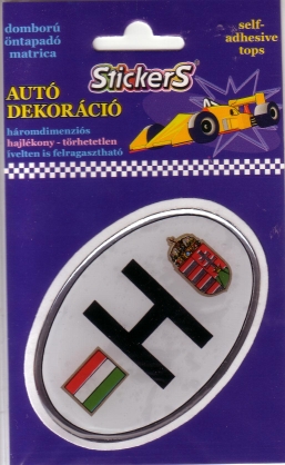 Műgyanás hűtőmágnes H-s zászlós címeres 8,5x6 cm Műgyanás hűtőmágnes H-s zászlós címeres 8,5x6 cm