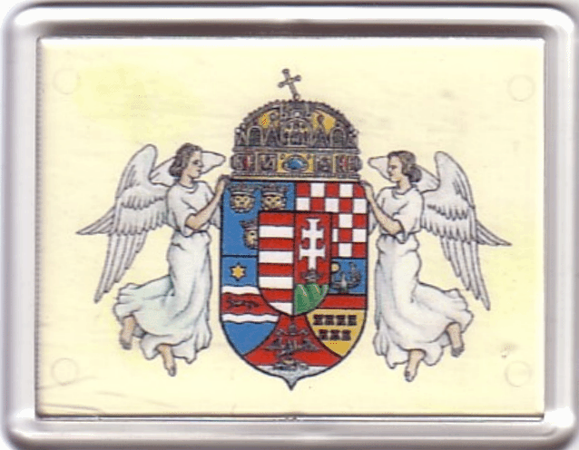 Angyalos címer hűtőmágnes (műanyag keretes) Angyalos címer hűtőmágnes (műanyag keretes)