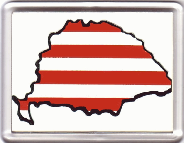 Árpádsávos Nagy-Magyarország hűtőmágnes (műanyag keretes) Árpádsávos Nagy-Magyarország hűtőmágnes (műanyag keretes)