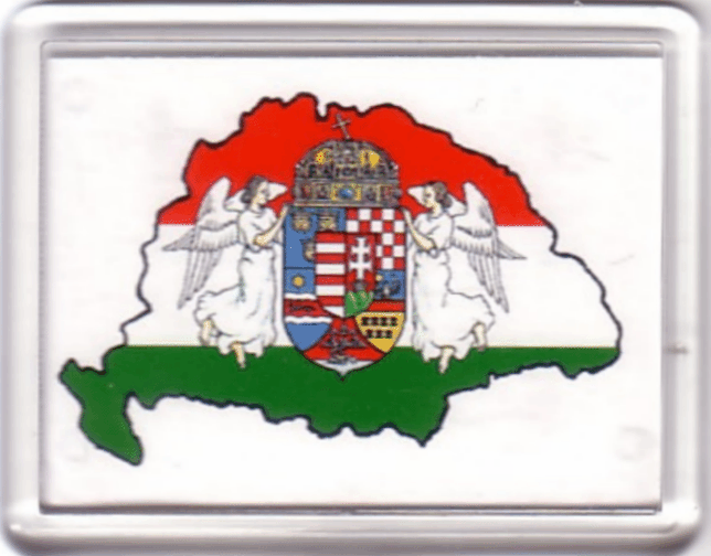 Nagy-Magyarország fehér alapon hűtőmágnes (műanyag keretes) Nagy-Magyarország fehér alapon hűtőmágnes (műanyag keretes)
