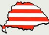 Árpádsávos hűtőmágnes Nagy-Magyarország körvonallal Árpádsávos hűtőmágnes Nagy-Magyarország körvonallal