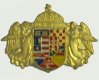 Angyalos közép címeres jelvény (29x20mm) arany színű