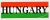 Nemzeti színű Hungary felírattal matrica