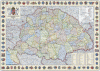 A Magyar Szent Korona országai 1914 (1:360 000) 125x90 cm A Magyar Szent Korona országai 1914 (1:360 000) 125x90 cm