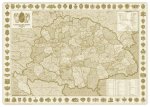 A Magyar Szent korona országai (1:1 600 000), 70x50 cm (B/2) antik, fóliás faléces