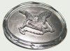 Ez�st Nagy-Magyaorsz�g nagy turulos �vcsat (7,5 X 6,5cm)