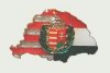 Osztott Nagy-Magyarorsz�gos koszor�s c�meres jelv�ny (39x24 mm)