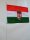 Nemzeti színű címeres megkötős zászló biciklire és hajóra
