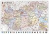 Magyarország régiói, megyéi, kistérségei és települései (1:575 000) (ívben), 100x70 cm
