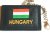 Textil pénztárca nemzeti színű Hungary felirattal (13X9,5cm)