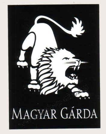 Magyar Grda ngyszgletes matrica (7,5x10 cm) - Kattintsra bezrul