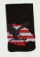 Mobiltart� -Fekete sz�nű �rp�ds�vos turulos textil (6X11cm)