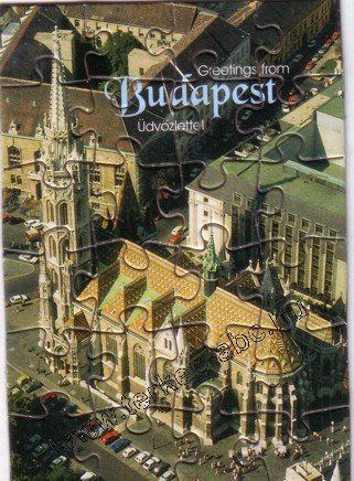 Puzzle kpeslap Budapest 10,5X15 cm - Kattintsra bezrul