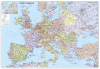 Európa országai (1:6 250 000), 70x50 cm, (B/2), fóliás faléces