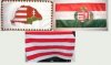 3 db kis z�szl� (15x25cm) IV.