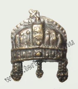 Szent korona jelvény (16x20mm) - Kattintásra bezárul