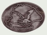 n Nagy-Magyarorszg turulos ovlis auts ntapad matrica (10X7cm)