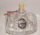 Üveghordó ón Erdély címerrel 0,5 liter