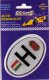 Műgyan�s hűtőm�gnes H-s z�szl�s c�meres 8,5x6 cm