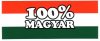 100% Magyar (6,5x16 cm)