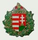 Zöld koszorús címer jelvény