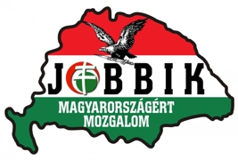 Nagy-Magyarorsz�gos Jobbik matrica (15x10 cm), k�lső